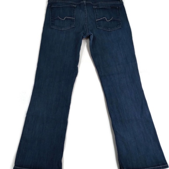 7 For All Mankind Blue Ankle & Cropped Jeans - Picture 5 of 10